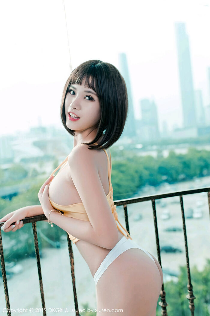 [DKGirl Gomero] Vol.106_嫩模萌宝儿BoA 私房半截内衣配白丁字裤惹火诱惑Photo 53P 3th image