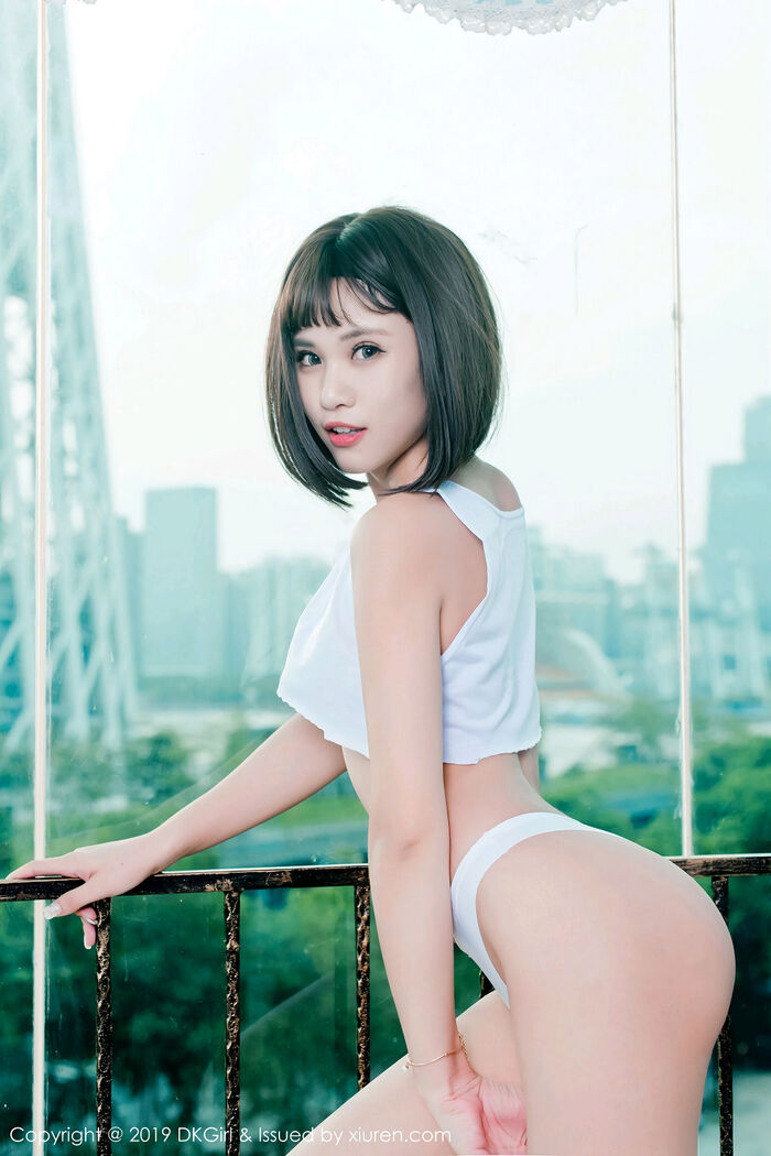 [DKGirl Gomero] Vol.106_嫩模萌宝儿BoA 私房半截内衣配白丁字裤惹火诱惑Photo 53P 33th image