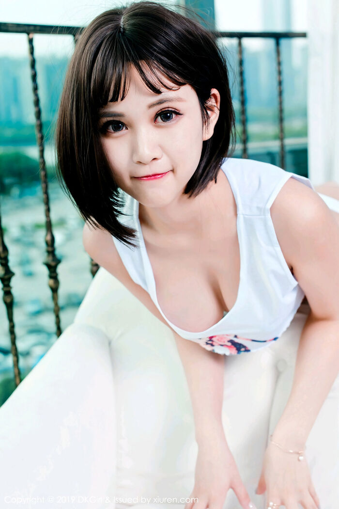 [DKGirl Gomero] Vol.106_嫩模萌宝儿BoA 私房半截内衣配白丁字裤惹火诱惑Photo 53P 47th image