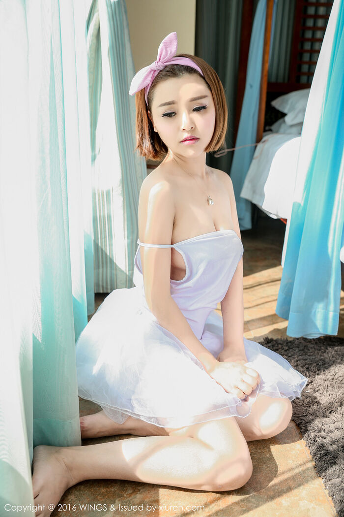 [WingS 影私荟] Vol.016_嫩模吉雅子居家私房性感女仆装傲人美breast纯美lost人Photo 52P 25th image