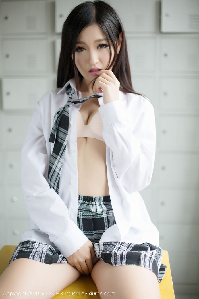 [Taste Taste Life] Vol.019_嫩模沈梦瑶清纯Student Attire Lord 题服饰迷人秀发性感内衣Photo 63P 31th image