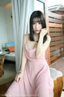 [HuaYan Flower Bowl] Vol.062_嫩模绯月樱-Cherry powder 色吊带连身裙露丁字裤翘臀诱惑Photo 51P