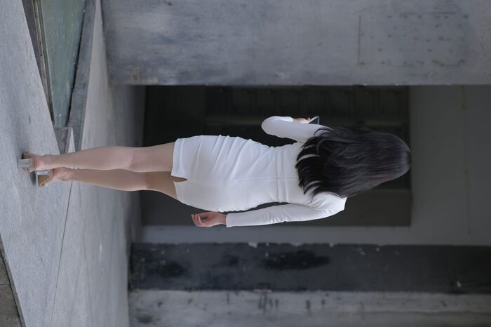 MoJing 魔镜街beat No.137 Street photo of beauty in white uniform C 46th image