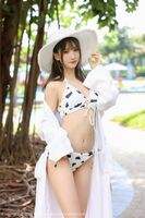 [MFStar Mikoto Academy] Vol.548_模特小果冻儿三亚旅beat性感白泳衣半脱秀翘臀撩人诱惑Photo 50P