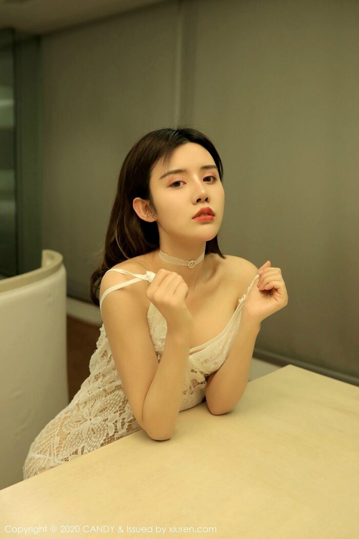 [Candy 网红馆] Vol.079_ Goddess Cris_卓娅祺居家女友主题白缕空蕾丝内衣撩人诱惑Photo 42P 11th image