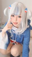 Coser妹子Ely_eee噶呜·古拉主题私房性感连衣短裙露白嫩美腿性感迷人写真44P
