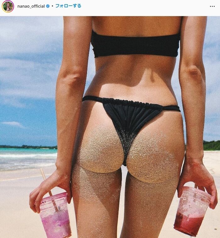 Nanao-sama, almost a T-back swimsuit figure is amazing style ww ass is a storm of rave reviews on sexy Insta Tempa photos! 5th image