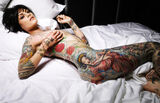 [Tattoo erotic] A foreign beauty full of tattoos all over her body, honestly, this is not good ...