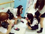 Great fun both inside and outside the school! Playful erotic images of high school girls enjoying their youth with all their might