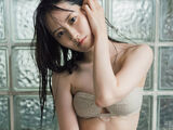 Gravure image of NGT48's oldest first-term student, Marina Nishigata