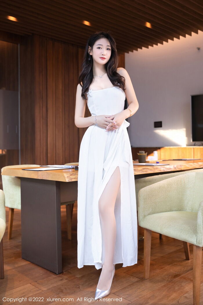 XiuRen 第5783期_模特唐安琪私房erotic sensation白连衣裙露白衣秀曼妙身体诱惑Photo 82P 10th image