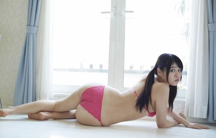 185 Shizaki Hinata erotic moving images! I Cup Colossal Gradle Hami Breast Egui Swimsuit Gravure and Undressing Gravure Summary 95th image