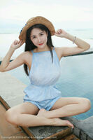 [HuaYan flower plumber] Vol.057_ Female Mock 小沫琳苏梅岛旅颅岛旅釾馬池采白bath巾裹身秀豪breast诱惑Photo 40P