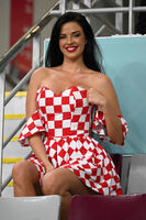 Croatian supporters dressed like F1 flags at the Qatar World Cup are simply jerky www