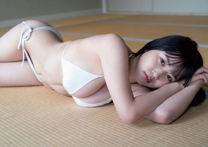 127 Minami Miyuka erotic moving images! G cup too big idol radical swimsuit gravure summary 48th image