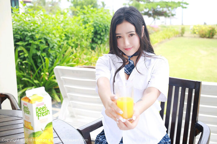 [HuaYan flower plumber] Manuela Vol.060_ Mock Manuela 玛鲁娜沙巴旅 Powder Color 高叉连体衣秀翘臀诱惑Photo 34P 2th image