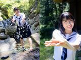 Amane Shindo 100 erotic images such as fierce cute uniform and raw legs!