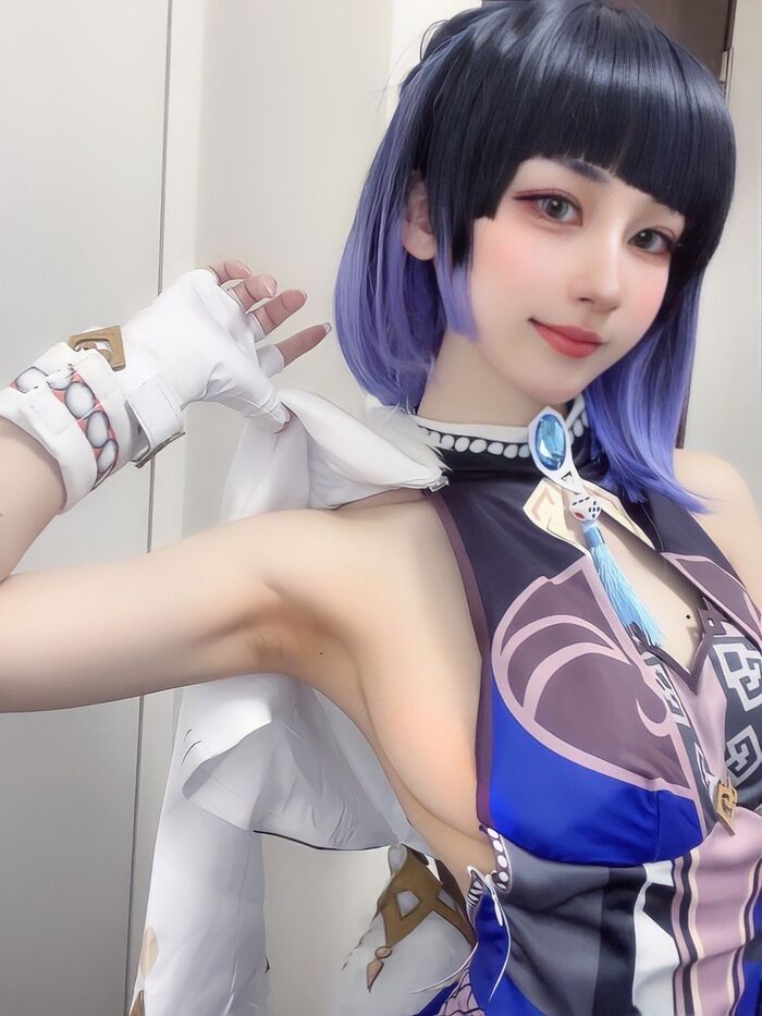 Okudera Terra Big Cosplay Image Summary! 21-year-old super neat and beautiful layer shows side breasts and lower breasts and is too erotic 17th image