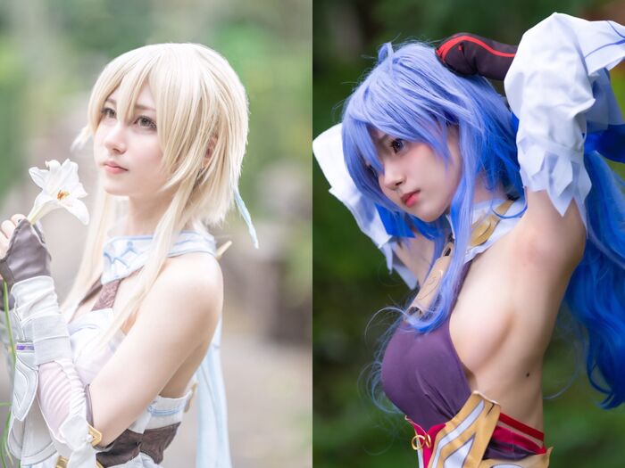 Okudera Terra Big Cosplay Image Summary! 21-year-old super neat and beautiful layer shows side breasts and lower breasts and is too erotic 21th image