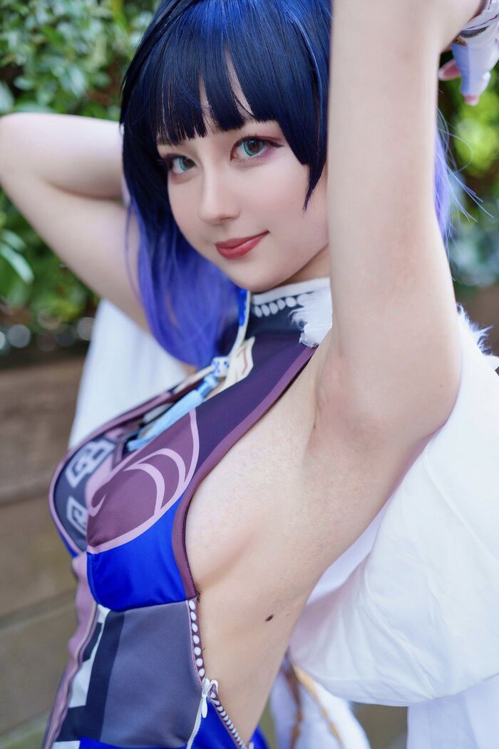 Okudera Terra Big Cosplay Image Summary! 21-year-old super neat and beautiful layer shows side breasts and lower breasts and is too erotic 35th image
