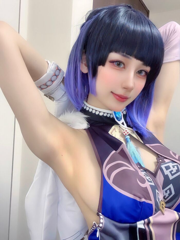 Okudera Terra Big Cosplay Image Summary! 21-year-old super neat and beautiful layer shows side breasts and lower breasts and is too erotic 4th image