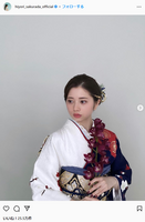 Insanely beautiful girl Hiyori Sakurada, 250,000 likes in furisode ww A storm of praise for celebratory adult images on Instagram! Photo book cut summary available