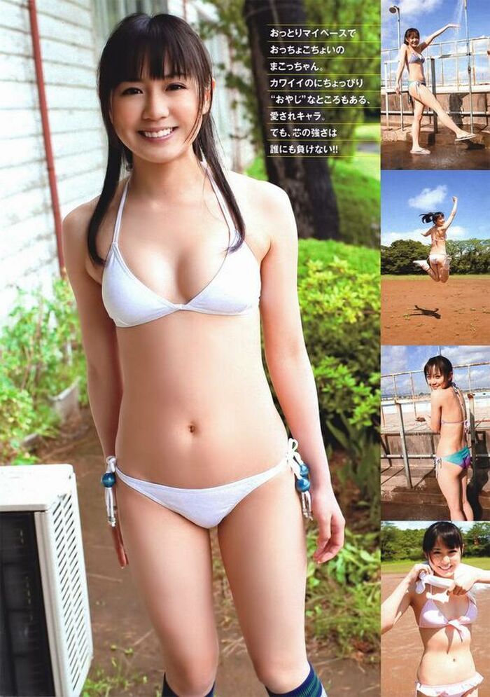 Makoto Okunaka 145 erotic images! Former idol actress' small breasts swimsuit and bare feet gravure summary 33th image