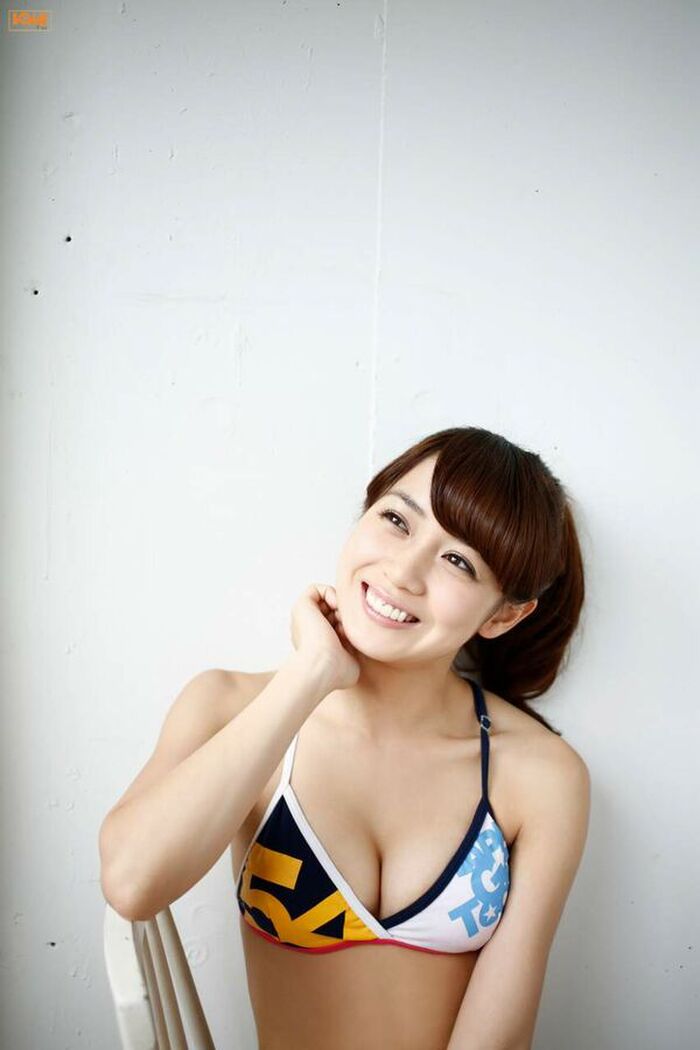 Makoto Okunaka 145 erotic images! Former idol actress' small breasts swimsuit and bare feet gravure summary 46th image