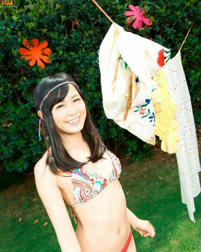 Makoto Okunaka 145 erotic images! Former idol actress' small breasts swimsuit and bare feet gravure summary 62th image