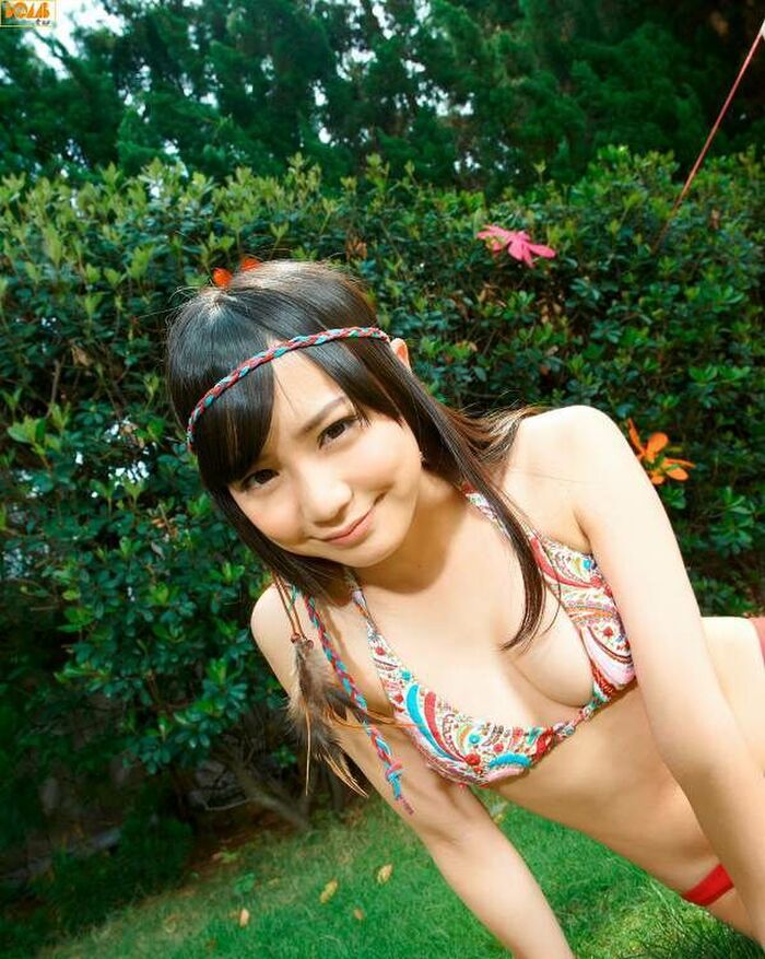 Makoto Okunaka 145 erotic images! Former idol actress' small breasts swimsuit and bare feet gravure summary 65th image