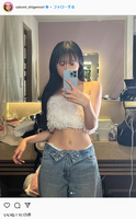 【体重公開】重盛さと美、くびれが美しすぎるwwへそ出しセクシー自撮り画像に10万いいね！
