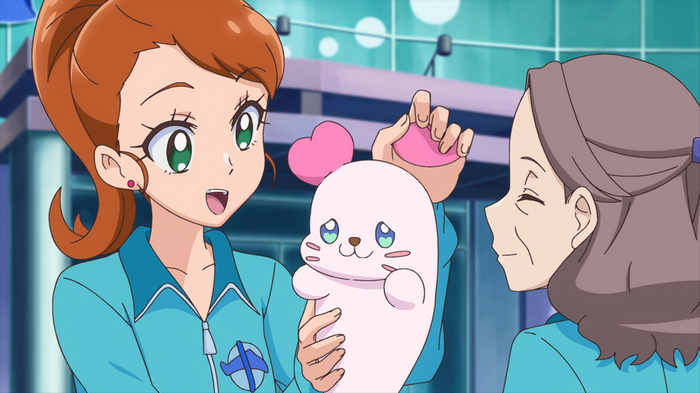 Pretty Cure-chan gets half-naked when she transforms????? 3th image